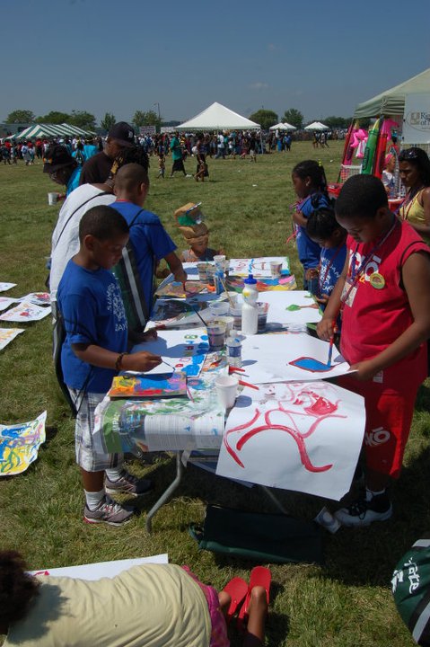 Kids painting